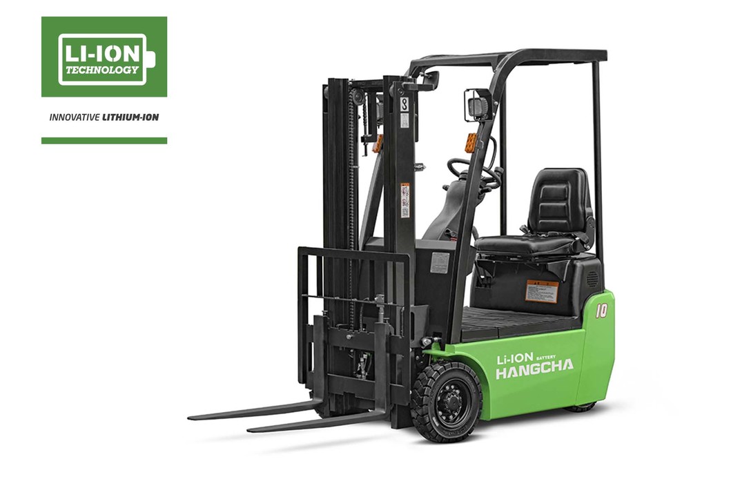 3-Wheel Electric Lithium-ion Forklift 1,000-1,700lbs