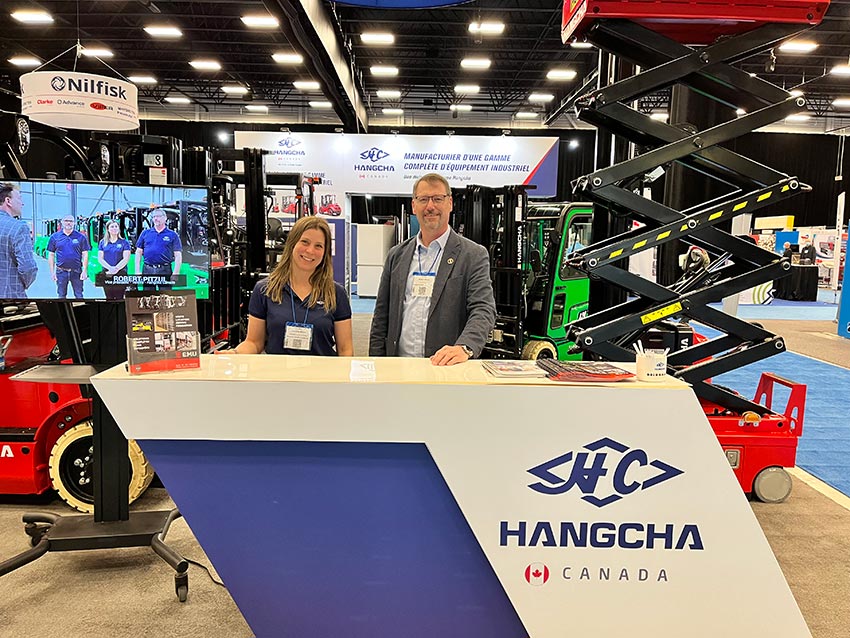 Hangcha Forklift Canada Inc Attended Drummondville Industry Tradeshow