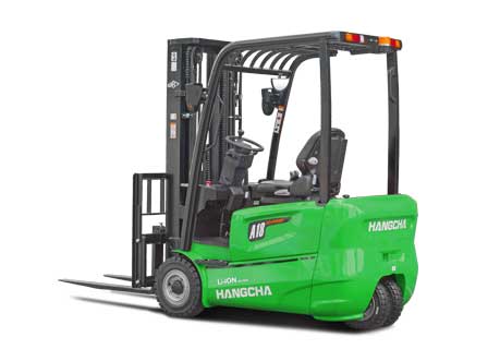3-Wheel Electric Lithium-ion Forklift 3,200-4,000lbs – HANGCHA FORKLIF